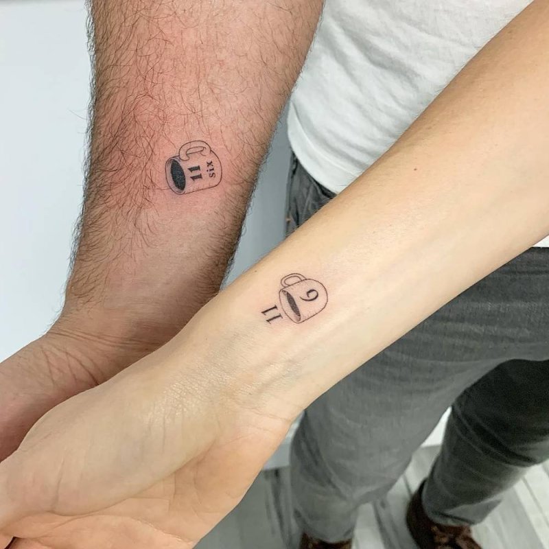 Парные тату для девушек