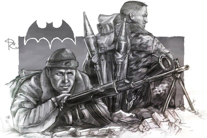 Чеченская война рисунки