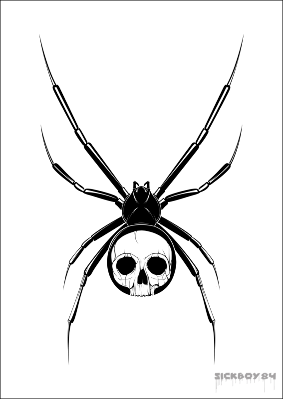 Тату паук