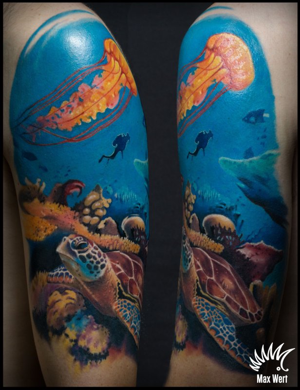 Коралловые рифы к тату