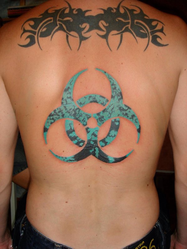 Biohazard тату