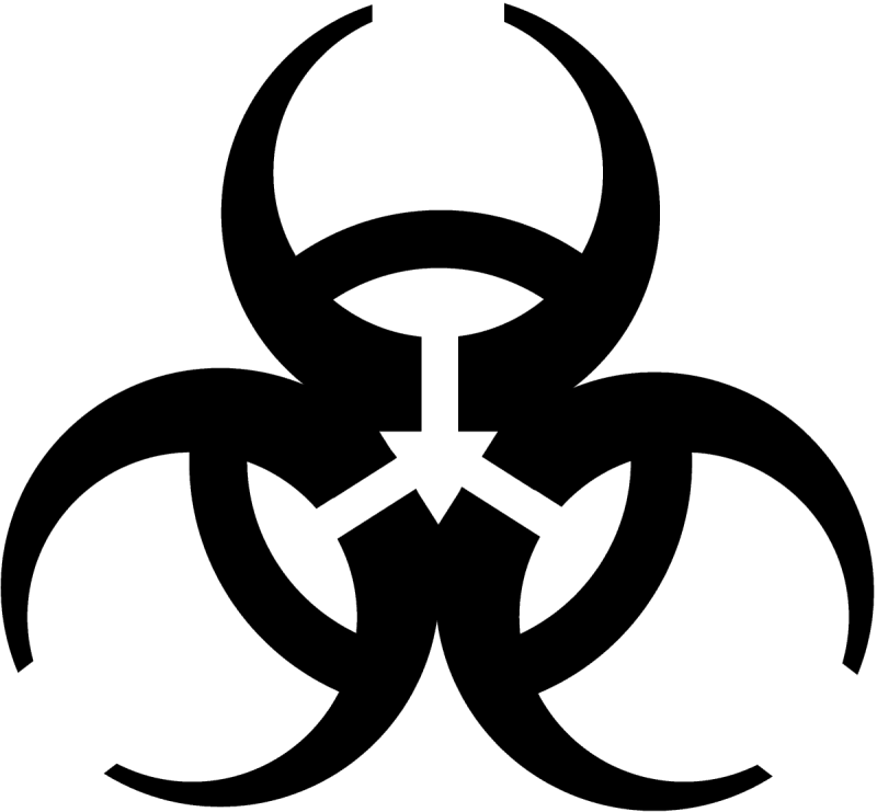 Знак биохазард вектор