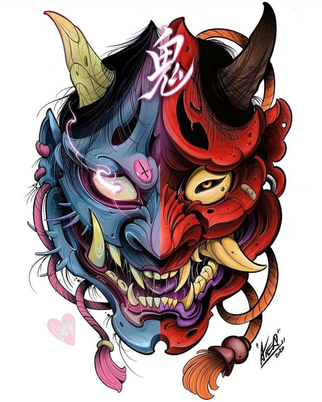 Hannya японский демон