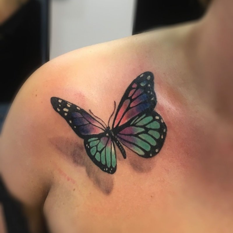 Ebony Butterfly Tattoo pics