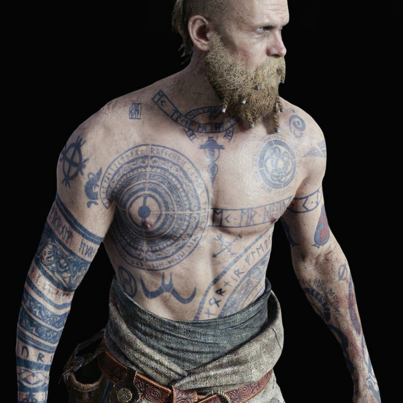 Бальдр God of War Татуировки