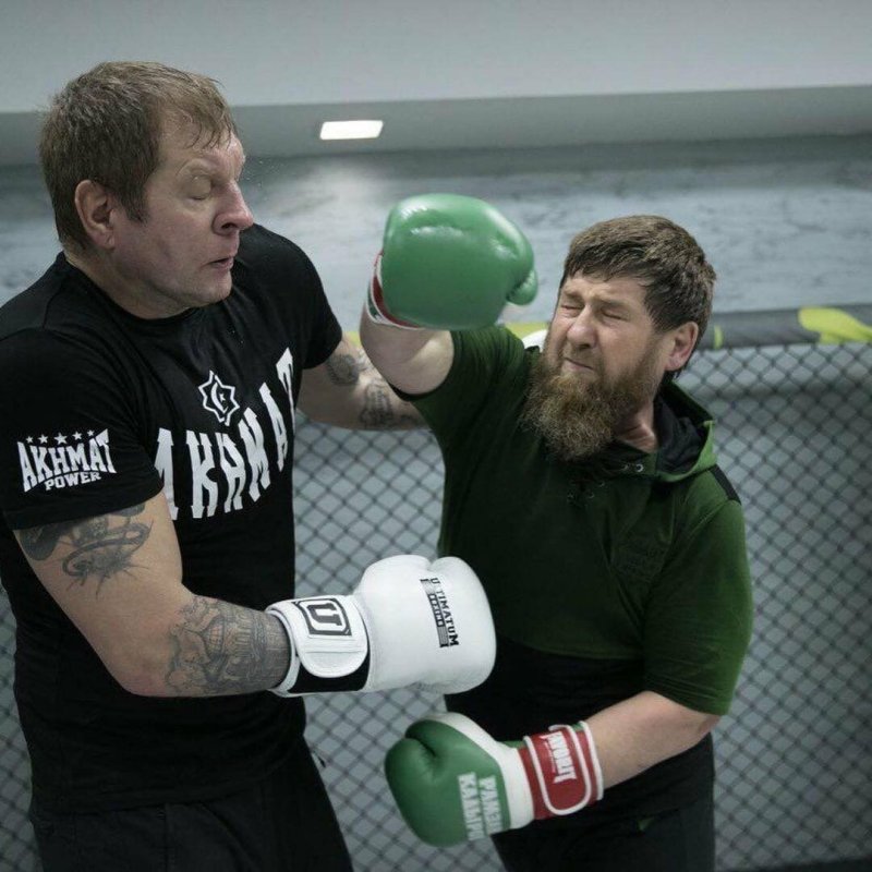 Александр Емельяненко и Рамзан Кадыров бой