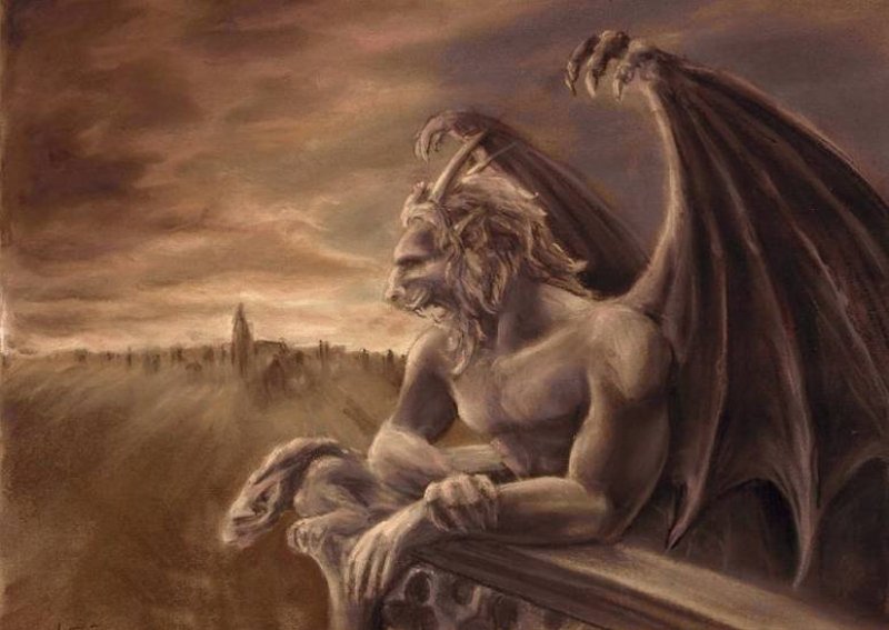 Рисунки Гаргульи Голиаф