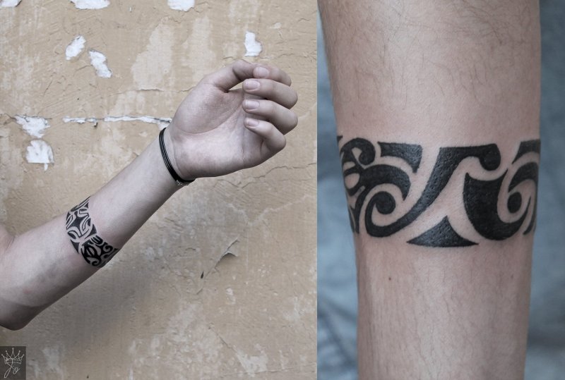 Браслет Black work blackwork