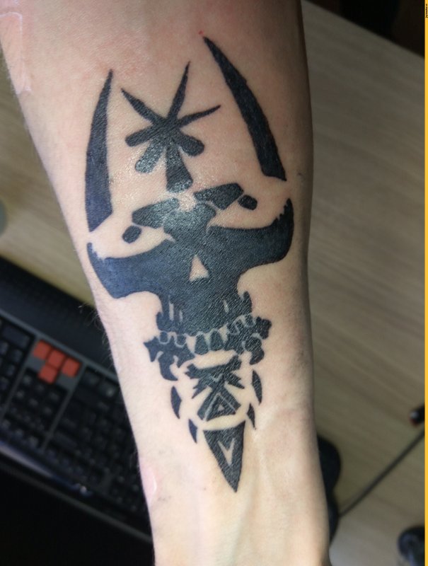 Warhammer 40000 тату