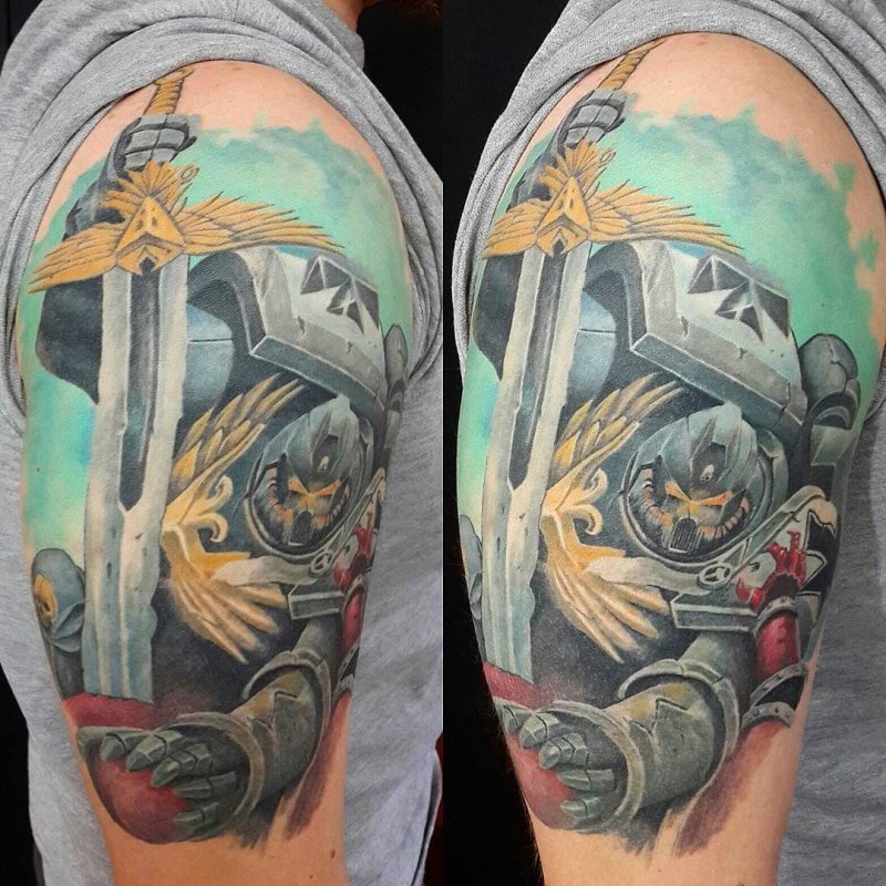 Тату Warhammer 40k