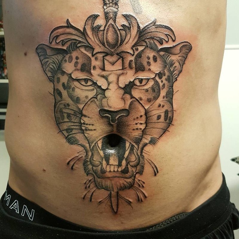Наколка кот