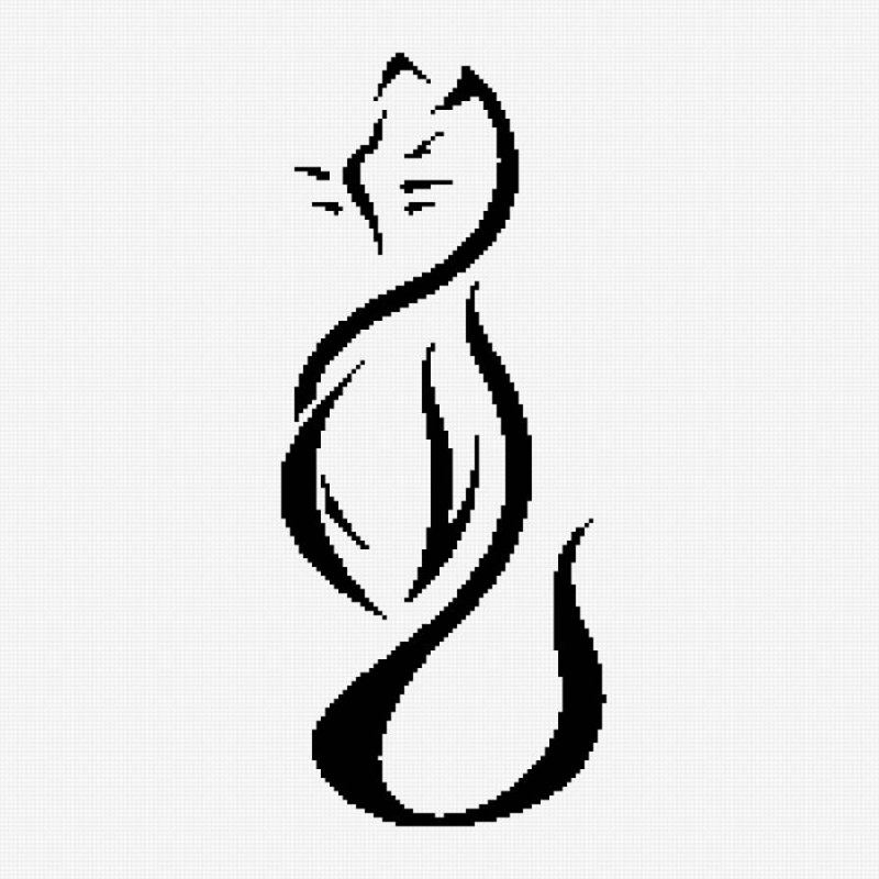 Тату кот