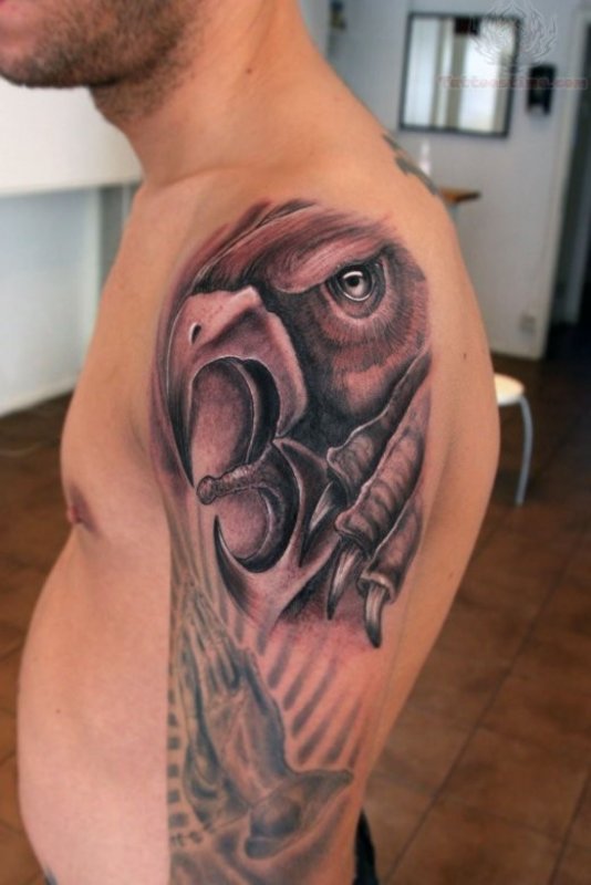 Wing Mounting Tattoo