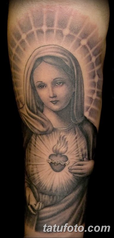 Tattoo Chicano Дева Мария