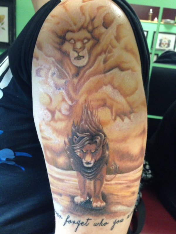 Lion King тату