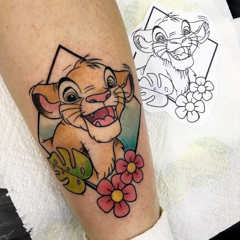 Lion King тату