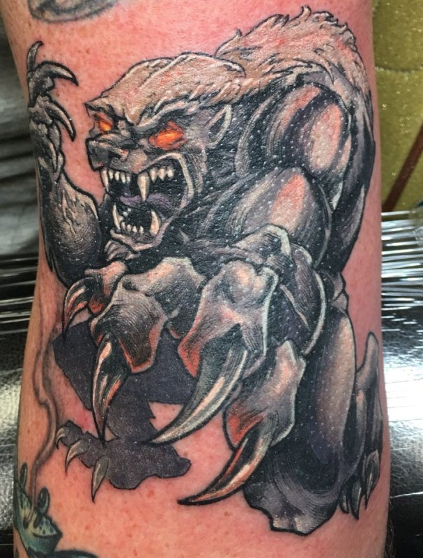 Honey Badger тату
