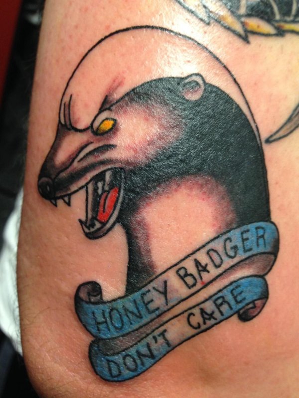 Honey Badger тату