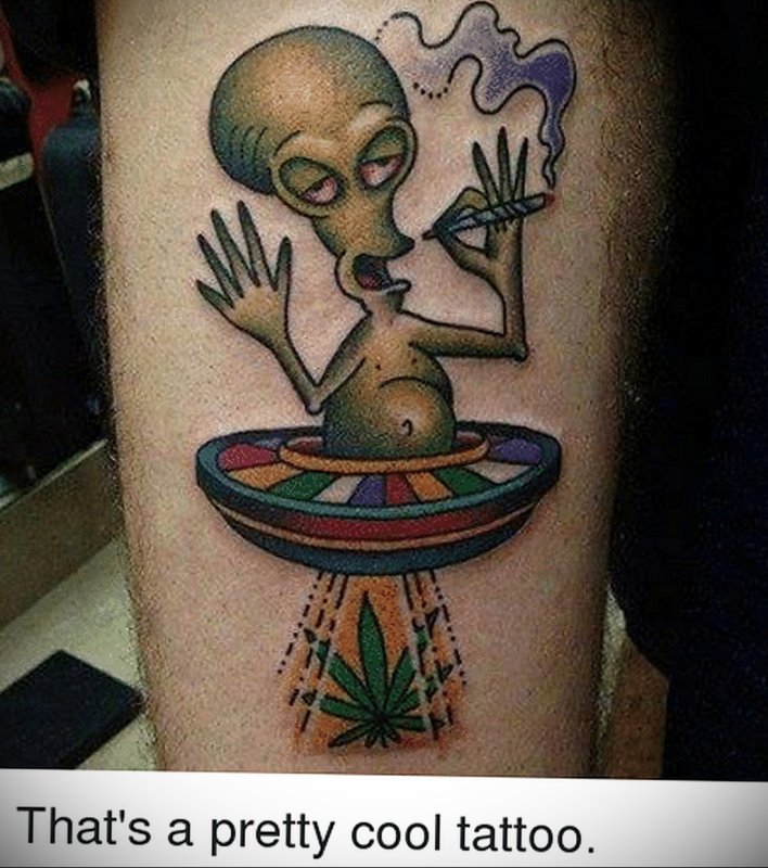 Инопланетянин к скосяком