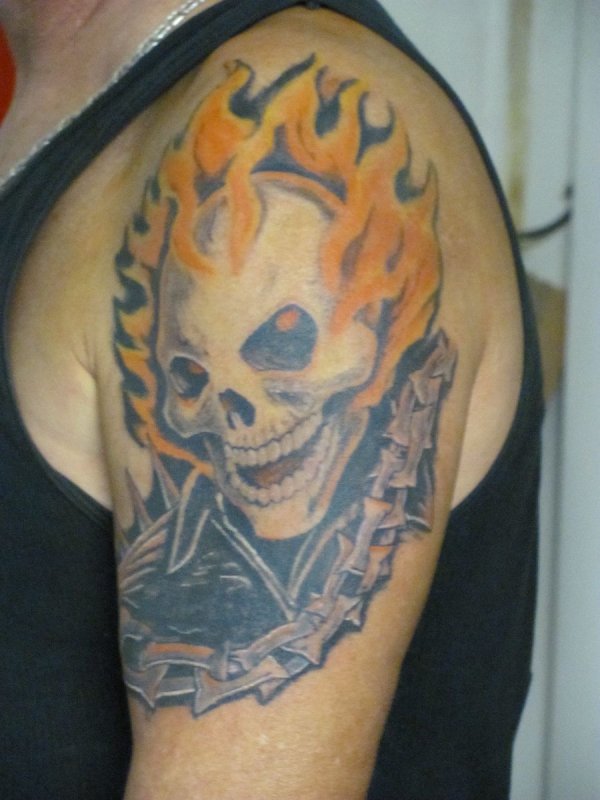Ghost Rider тату