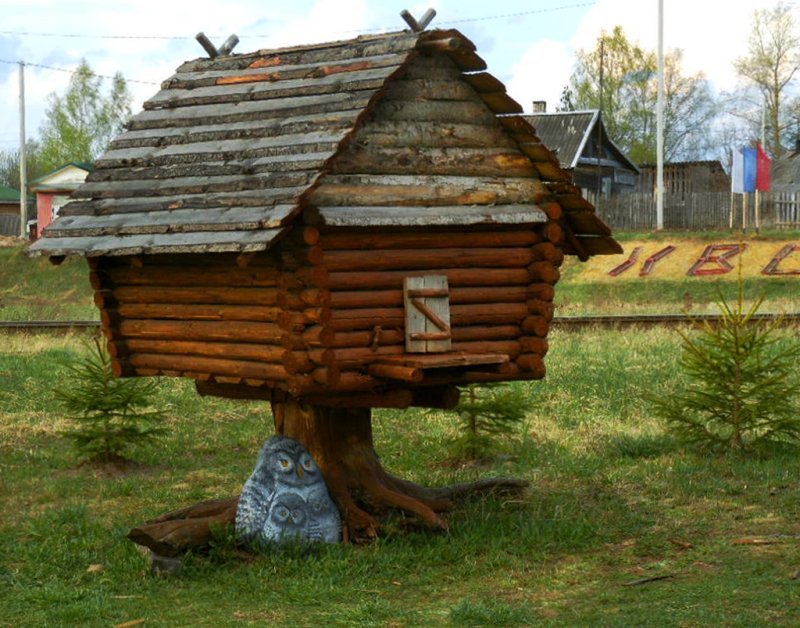 Колокольчик избушка на курьих ножках
