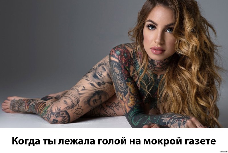 Тату дьявола на спине