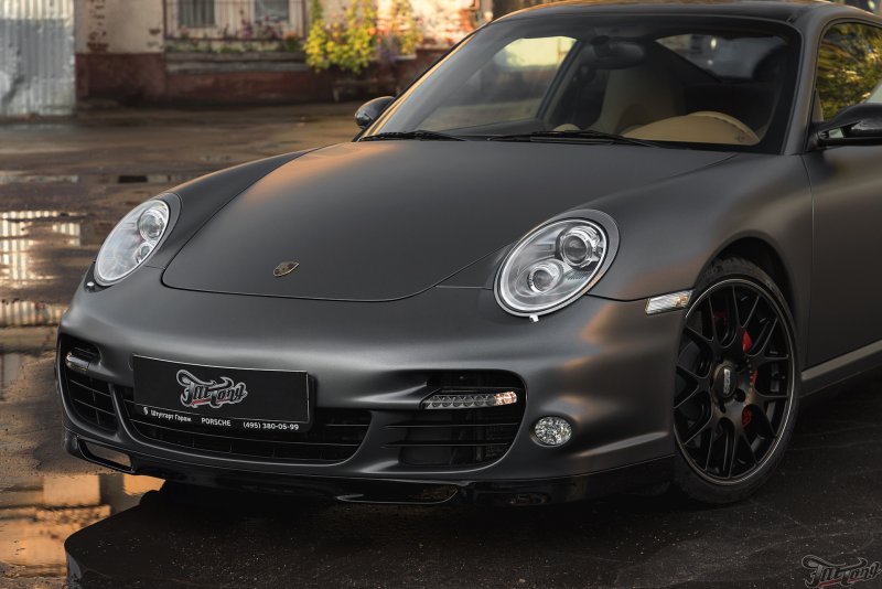 Porsche 911 черный матовый