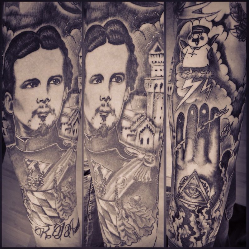 Лерой Сане тату
