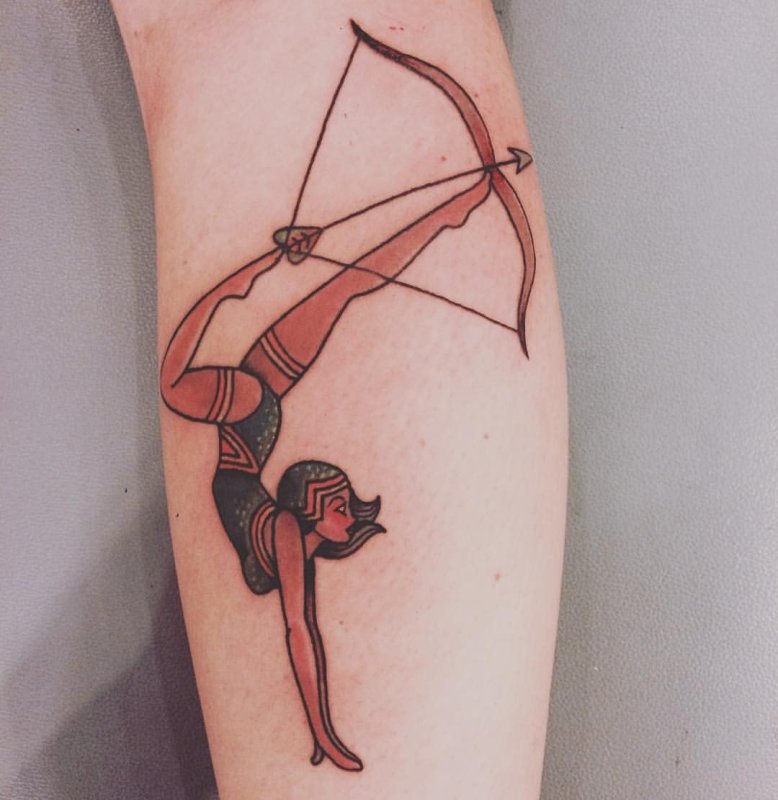 Tattoo Sagittarius стрела