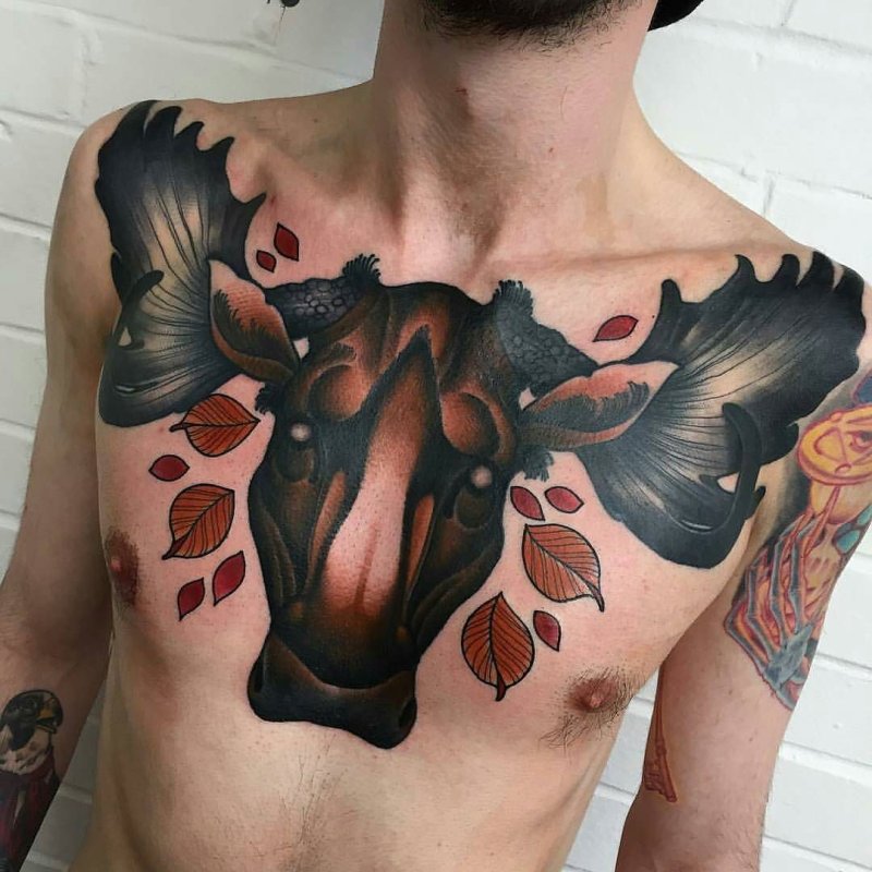 Moose Tattoo