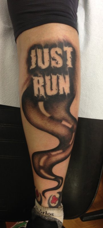 Just Run тату