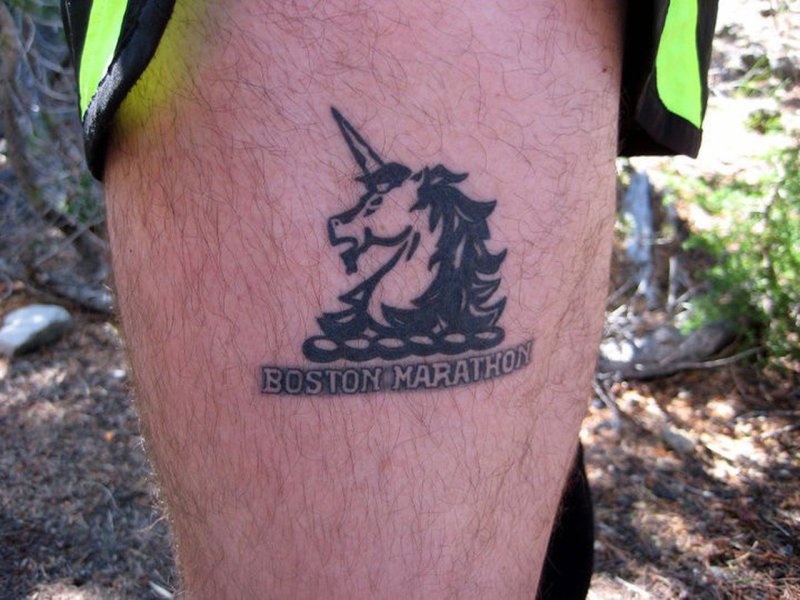 Татуировка Run Marathons