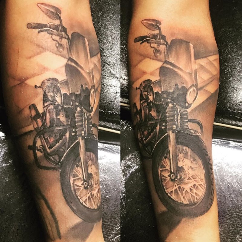 Мотоциклы Harley-Davidson тату