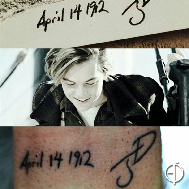 Jack Dawson автограф
