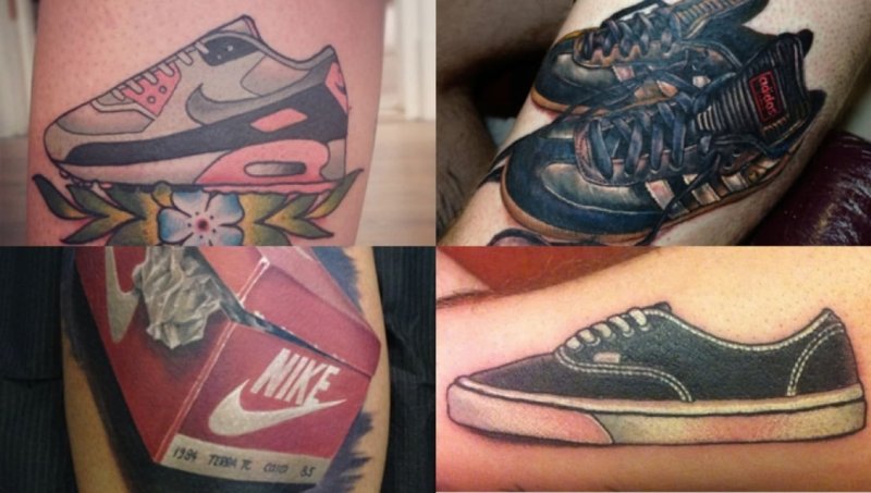 Nike Air Jordan тату