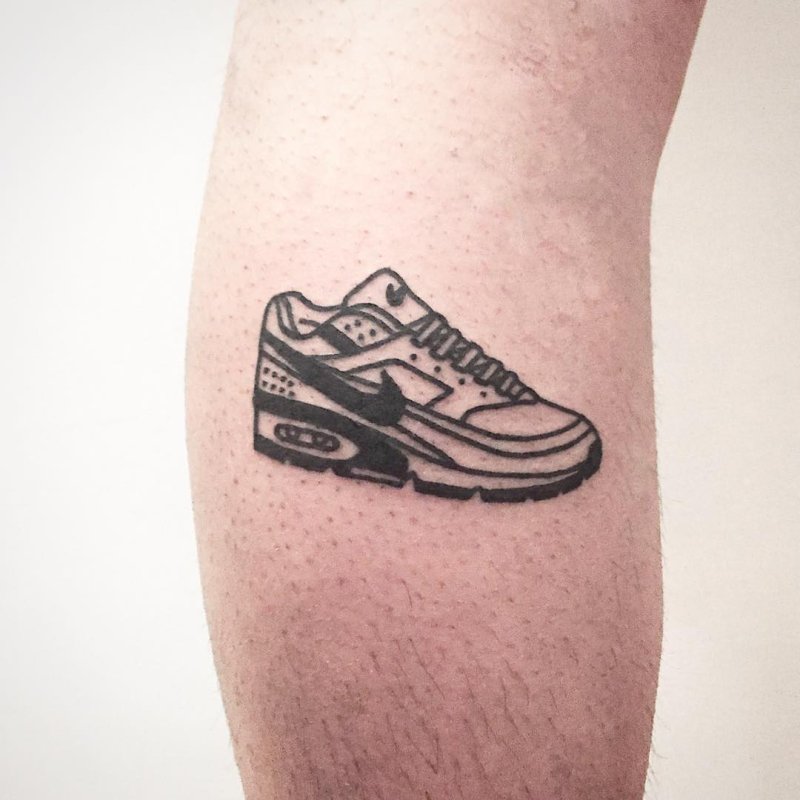 Nike Air Jordan тату