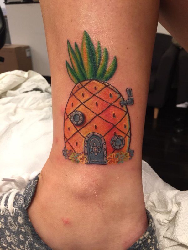 Spongebob eat Tattoo