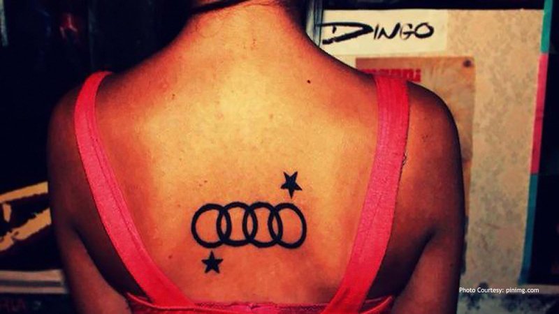 Тату Audi эскиз