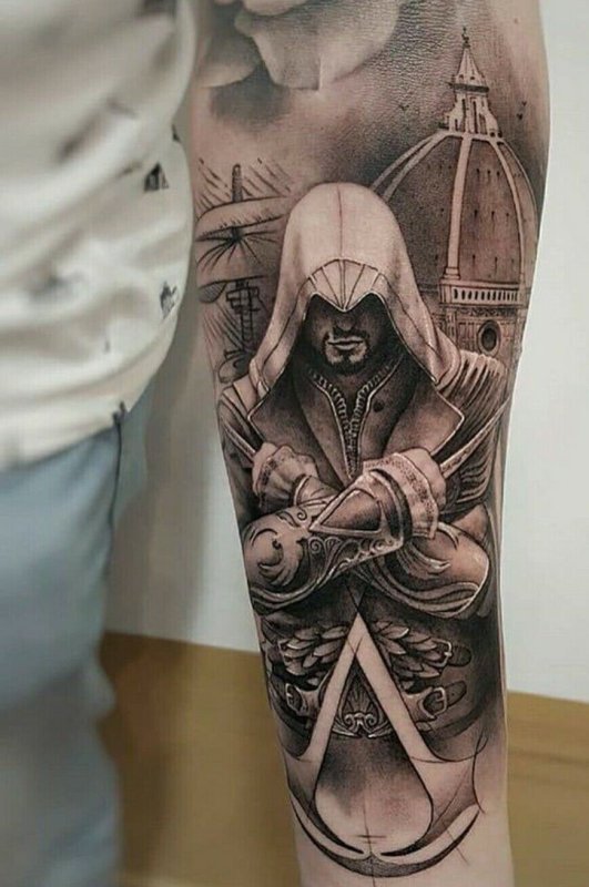Татуировка ассасин Крид
