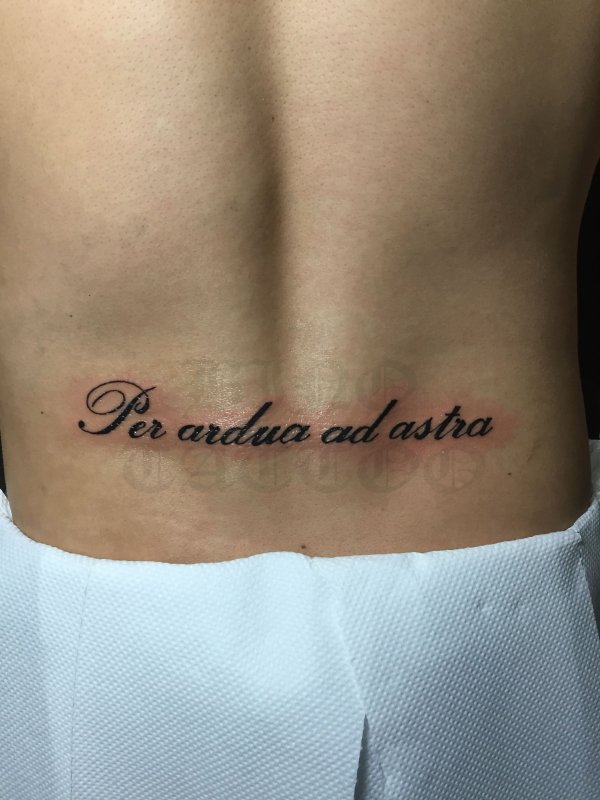 Per ardua ad Astra тату