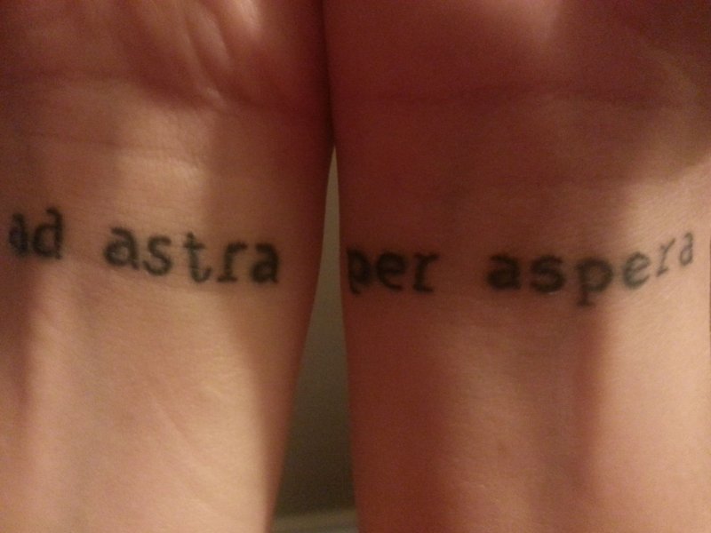 SIC itur ad Astra тату