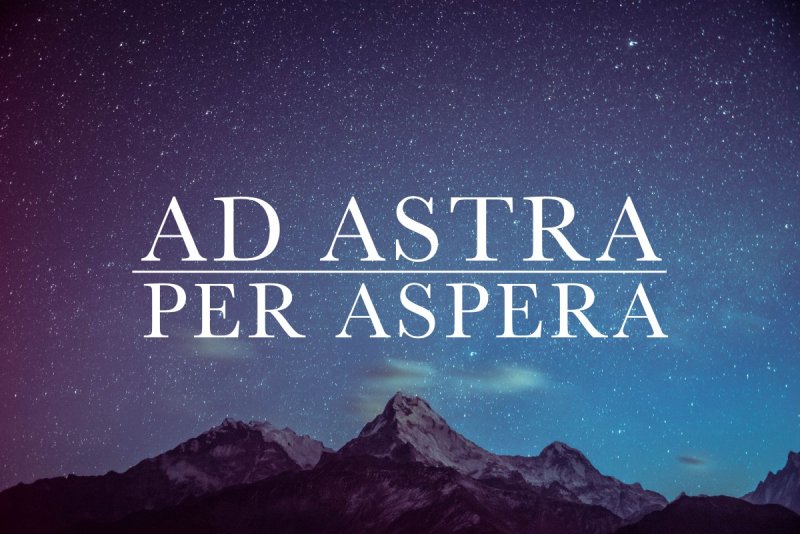 Per aspera ad Astra