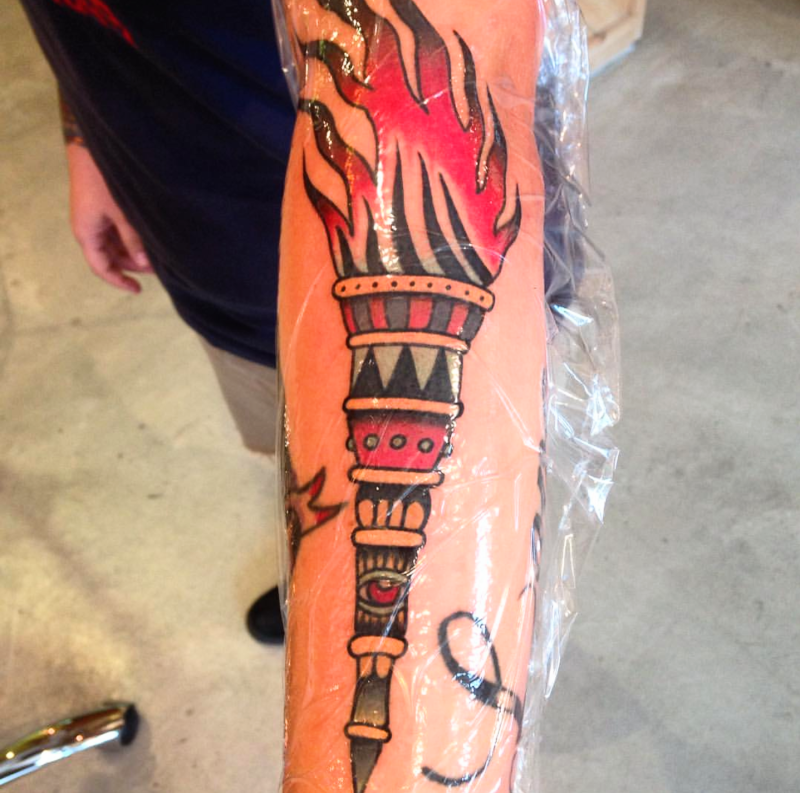 Факел Traditional Tattoo