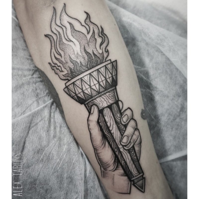 Факел эскиз
