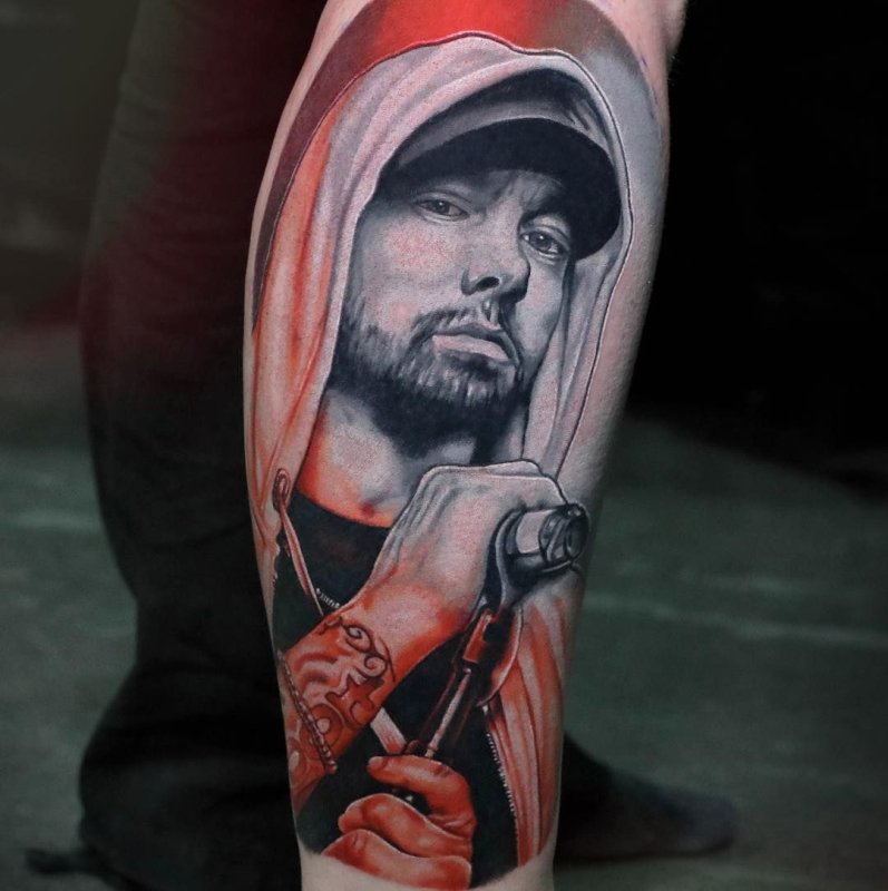 Eminem Постер 2000 тату