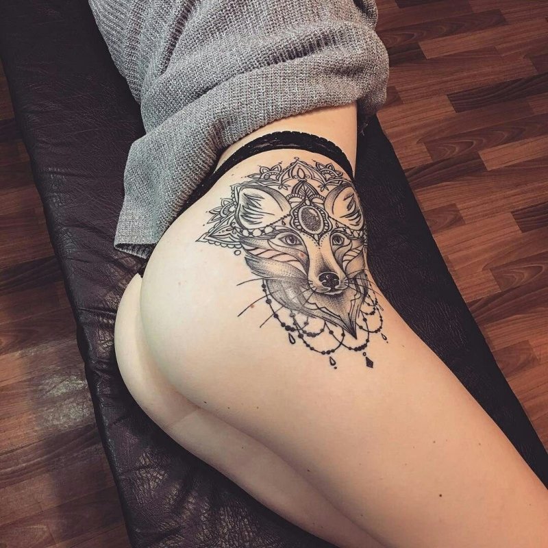 Тату животных для девушек