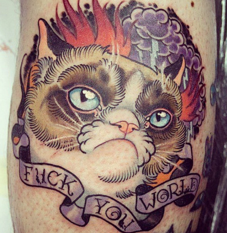 Кот в наколках