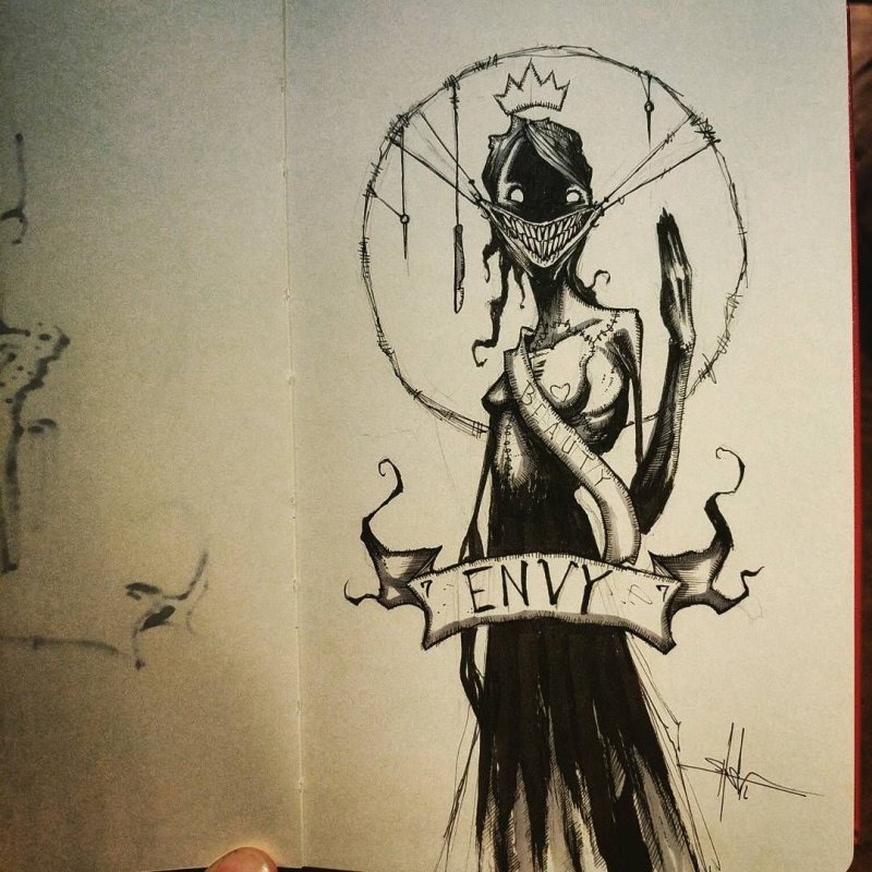 Good and Evil тату