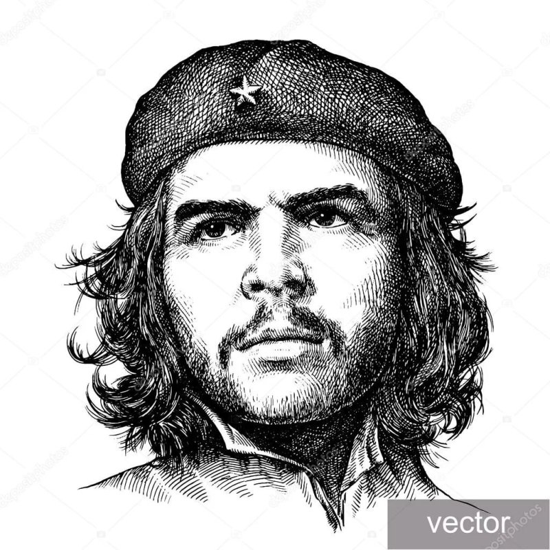Эскиз Эрнесто че Гевары