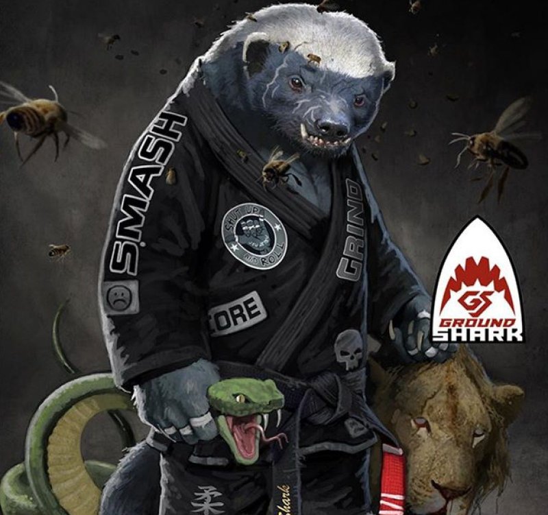 Медоед Honey Badger логотип